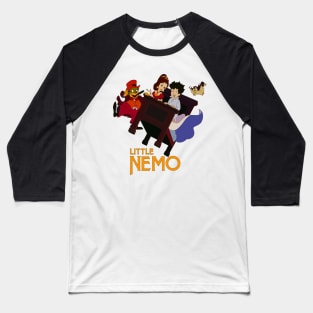 Little Nemo 1989 Animated Film Baseball T-Shirt